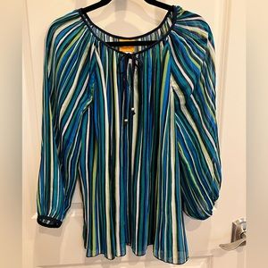 Ruby Rd Top with Ragland Long Sleeves